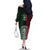 Mexico Football Custom Family Matching Off The Shoulder Long Sleeve Dress and Hawaiian Shirt Mexico's Make History 2025 Flag Style - Wonder Print Shop