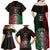 Mexico Football Custom Family Matching Off Shoulder Maxi Dress and Hawaiian Shirt Mexico's Make History 2025 Flag Style - Wonder Print Shop