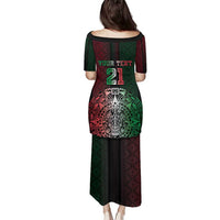 Mexico Football Custom Family Matching Puletasi and Hawaiian Shirt Mexico's Make History 2025 Flag Style - Wonder Print Shop