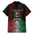 Mexico Football Custom Family Matching Short Sleeve Bodycon Dress and Hawaiian Shirt Mexico's Make History 2025 Flag Style - Wonder Print Shop