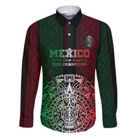 Mexico Football Custom Family Matching Short Sleeve Bodycon Dress and Hawaiian Shirt Mexico's Make History 2025 Flag Style - Wonder Print Shop