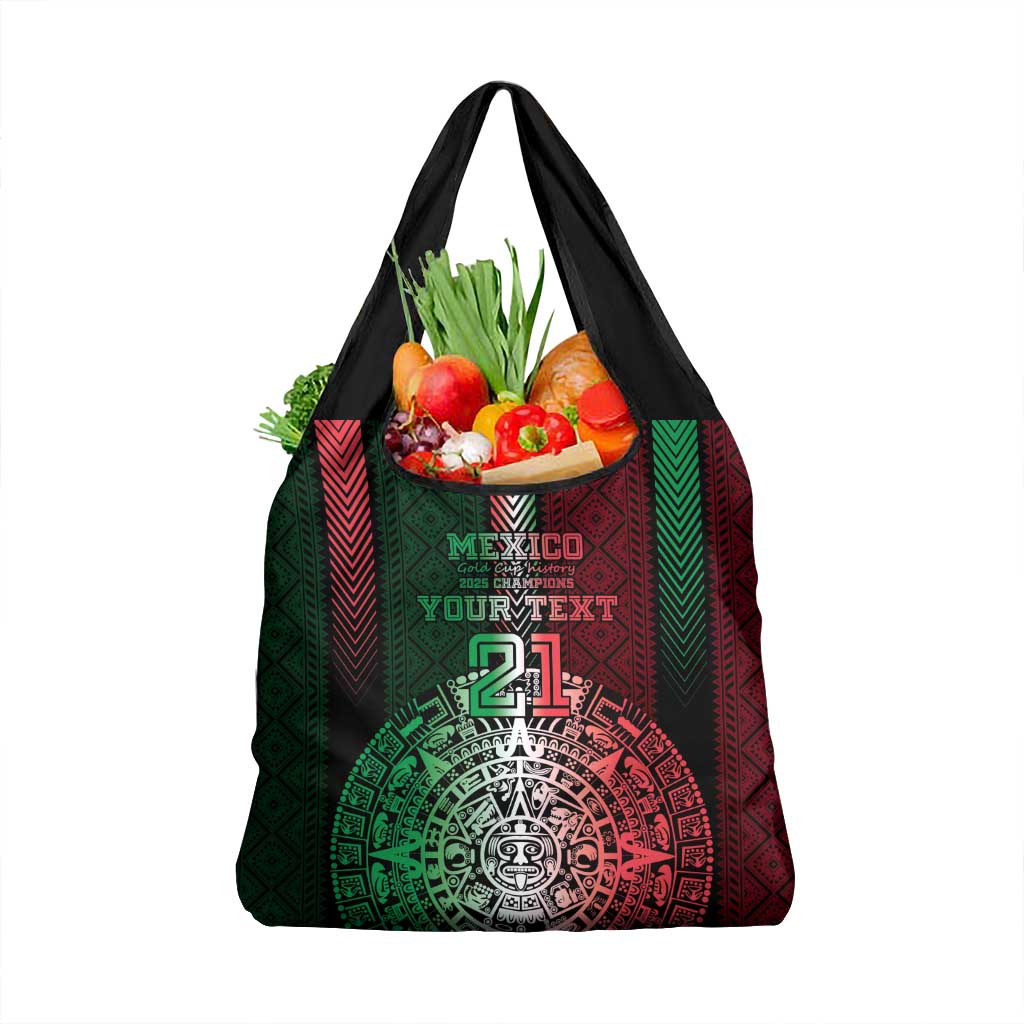 Mexico Football Custom Grocery Bag Mexico's Make History 2025 Flag Style - Wonder Print Shop