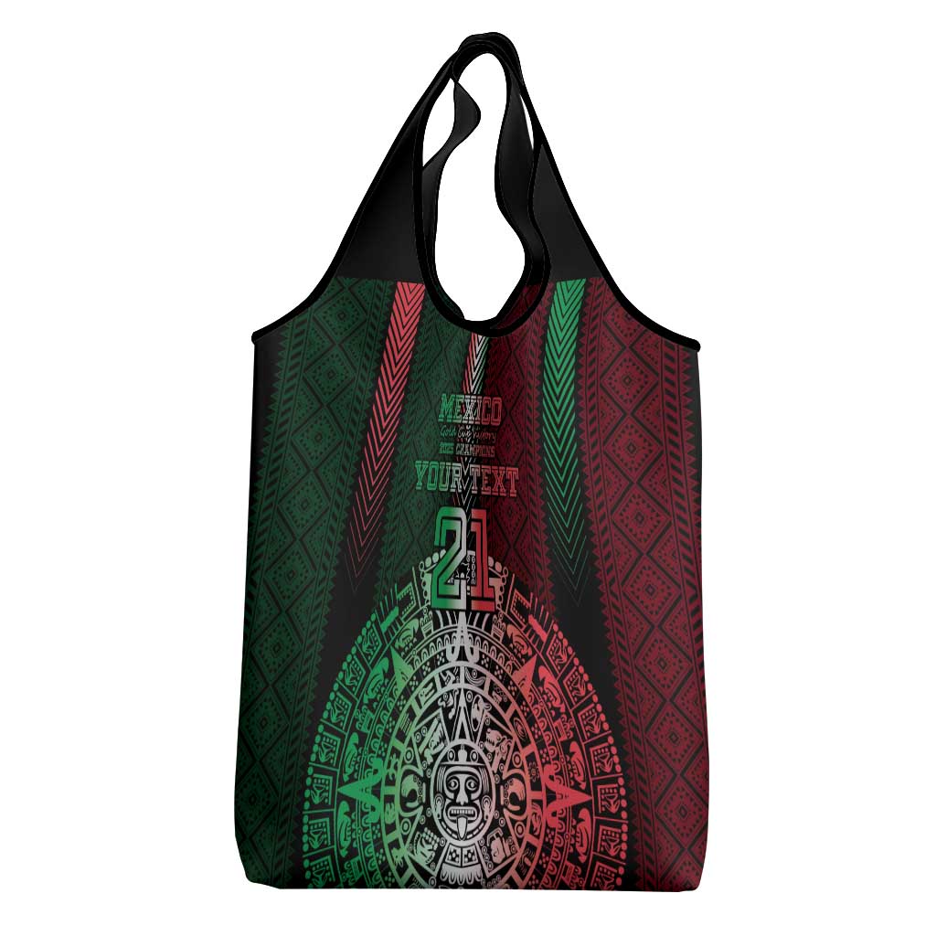 Mexico Football Custom Grocery Bag Mexico's Make History 2025 Flag Style - Wonder Print Shop