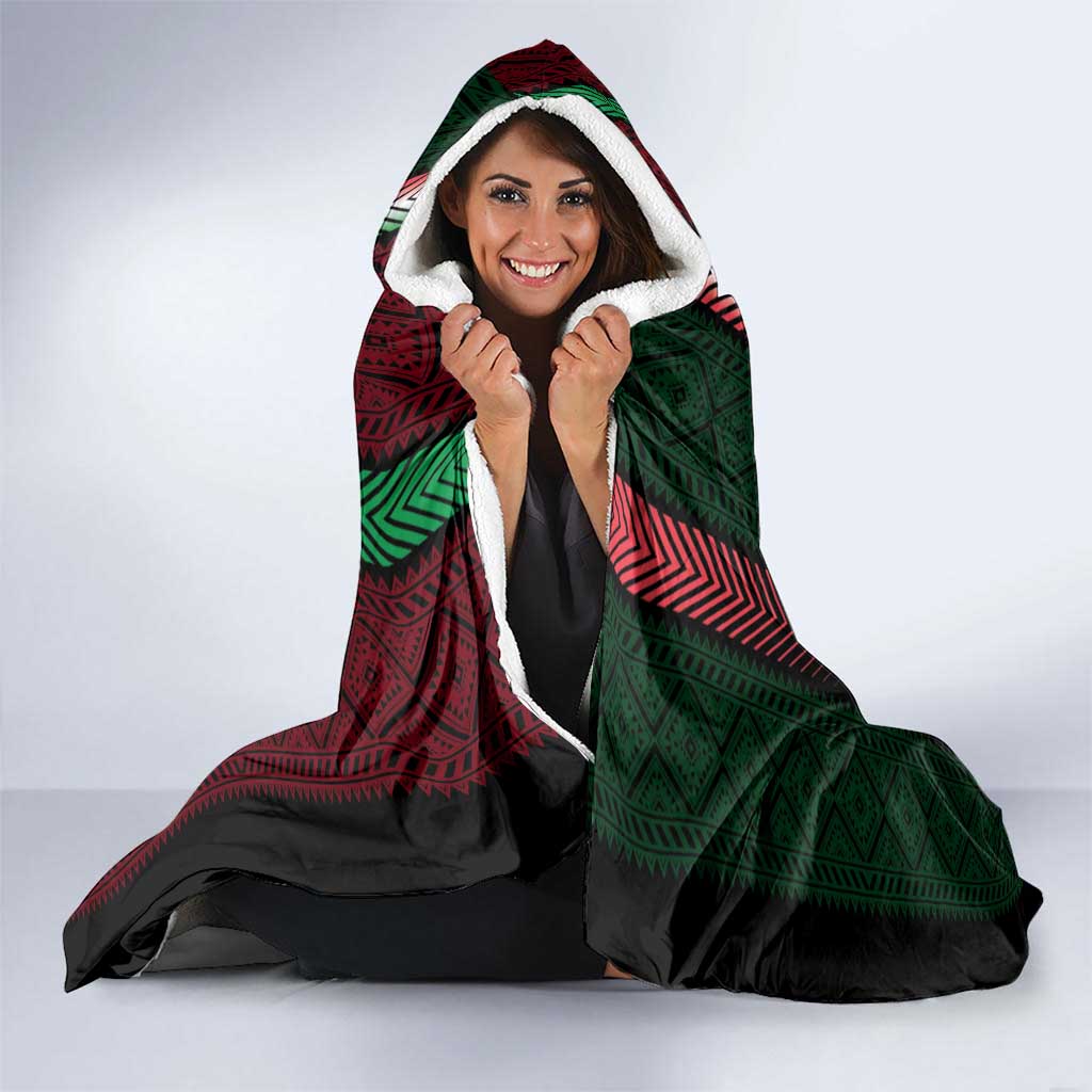 Mexico Football Custom Hooded Blanket Mexico's Make History 2025 Flag Style - Wonder Print Shop