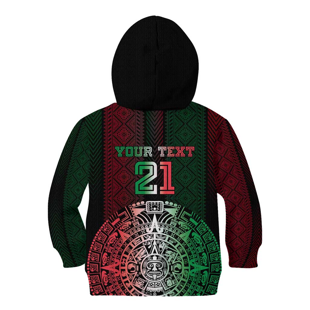 Mexico Football Custom Kid Hoodie Mexico's Make History 2025 Flag Style - Wonder Print Shop