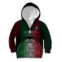 Mexico Football Custom Kid Hoodie Mexico's Make History 2025 Flag Style - Wonder Print Shop