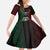 Mexico Football Custom Kid Short Sleeve Dress Mexico's Make History 2025 Flag Style - Wonder Print Shop