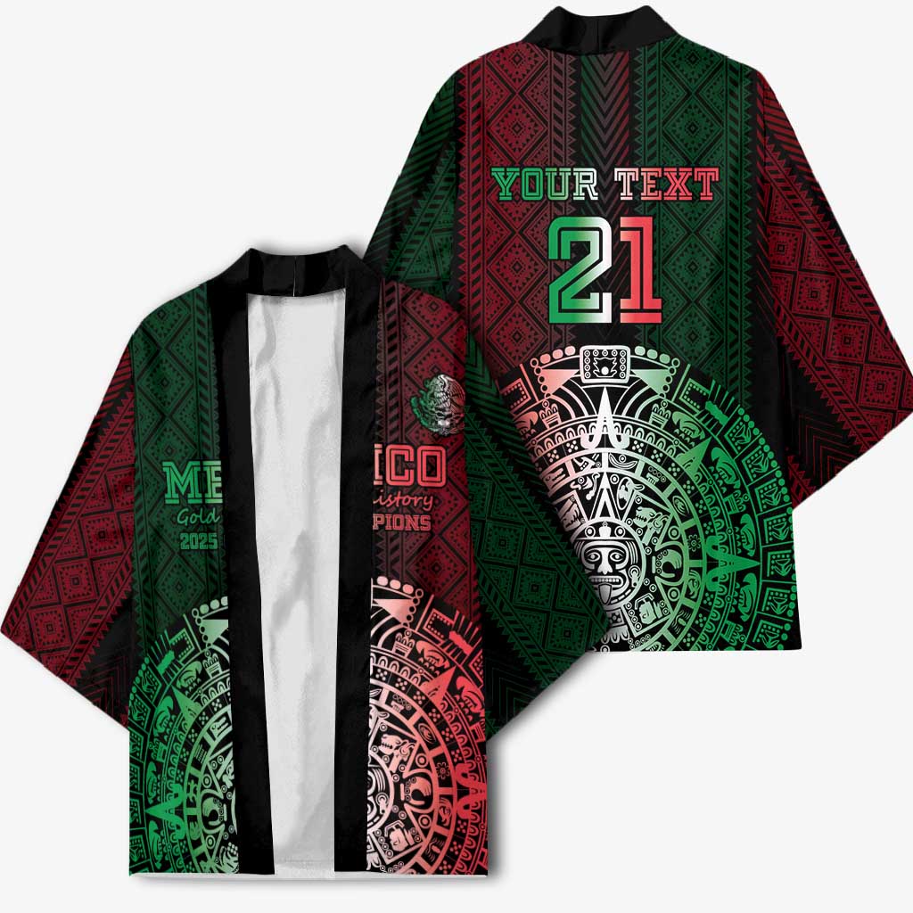 Mexico Football Custom Kimono Mexico's Make History 2025 Flag Style - Wonder Print Shop