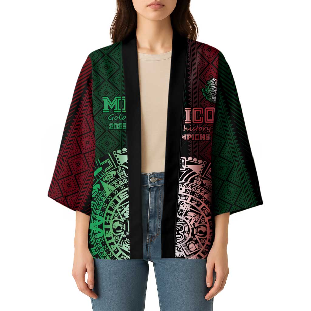 Mexico Football Custom Kimono Mexico's Make History 2025 Flag Style - Wonder Print Shop
