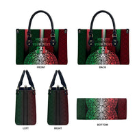 Mexico Football Custom Leather Bag Mexico's Make History 2025 Flag Style - Wonder Print Shop