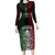 Mexico Football Custom Long Sleeve Bodycon Dress Mexico's Make History 2025 Flag Style - Wonder Print Shop