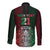 Mexico Football Custom Long Sleeve Button Shirt Mexico's Make History 2025 Flag Style - Wonder Print Shop
