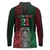 Mexico Football Custom Long Sleeve Polo Shirt Mexico's Make History 2025 Flag Style - Wonder Print Shop