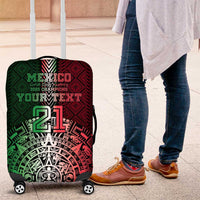 Mexico Football Custom Luggage Cover Mexico's Make History 2025 Flag Style - Wonder Print Shop