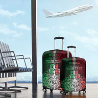 Mexico Football Custom Luggage Cover Mexico's Make History 2025 Flag Style - Wonder Print Shop