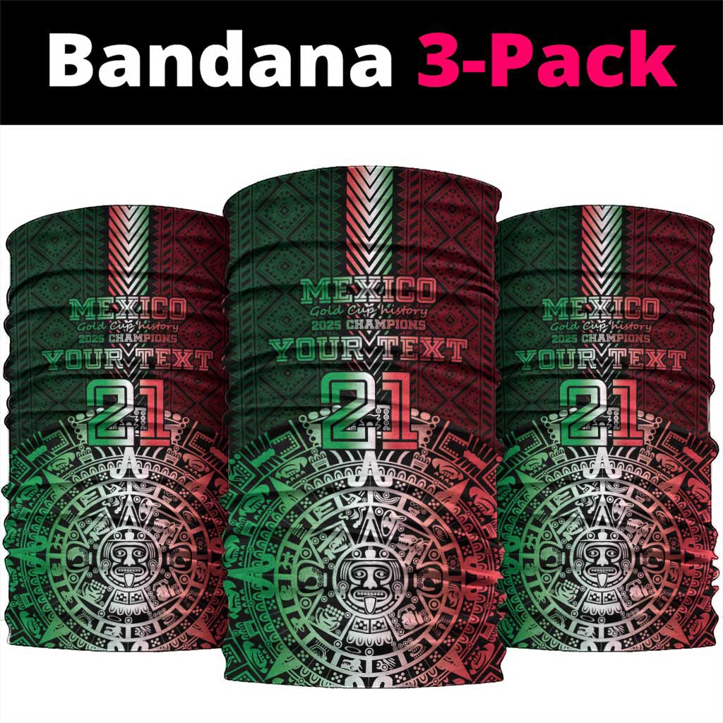Mexico Football Custom Neck Gaiter Mexico's Make History 2025 Flag Style - Wonder Print Shop