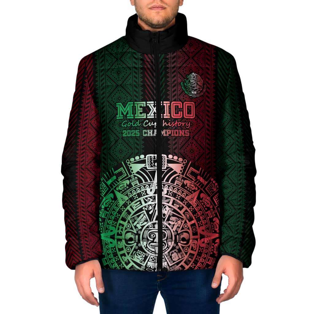 Mexico Football Custom Padded Jacket Mexico's Make History 2025 Flag Style - Wonder Print Shop