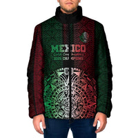 Mexico Football Custom Padded Jacket Mexico's Make History 2025 Flag Style - Wonder Print Shop