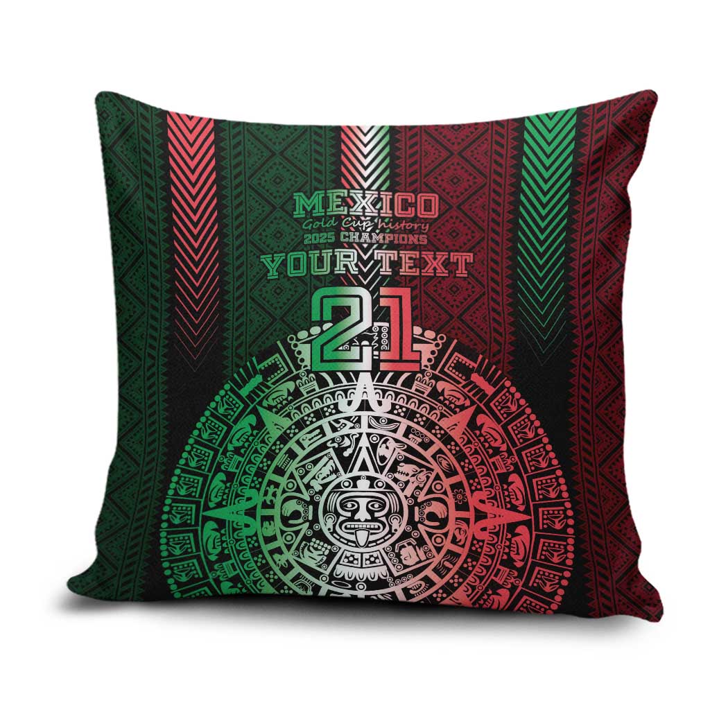 Mexico Football Custom Pillow Cover Mexico's Make History 2025 Flag Style - Wonder Print Shop