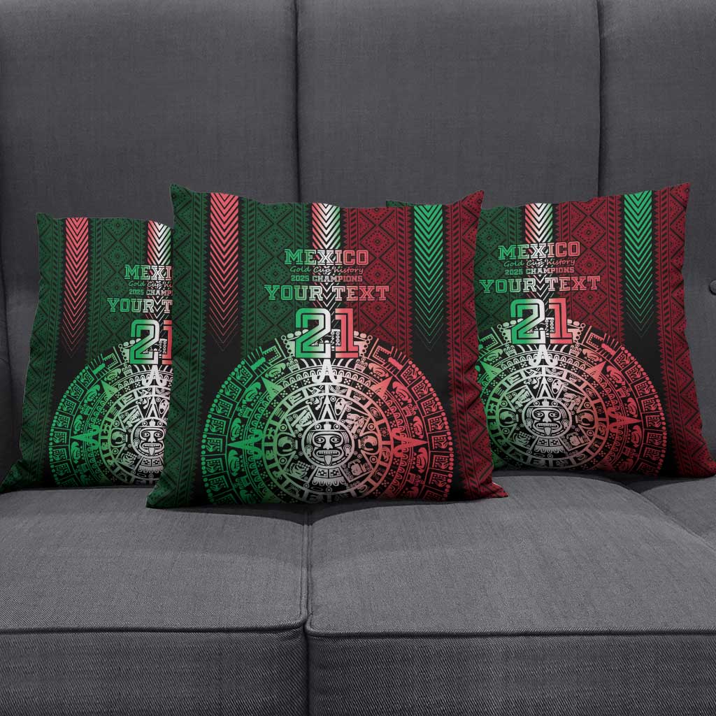 Mexico Football Custom Pillow Cover Mexico's Make History 2025 Flag Style - Wonder Print Shop