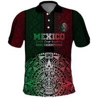 Mexico Football Custom Polo Shirt Mexico's Make History 2025 Flag Style - Wonder Print Shop