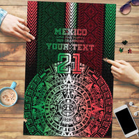 Mexico Football Custom Puzzle Mexico's Make History 2025 Flag Style - Wonder Print Shop