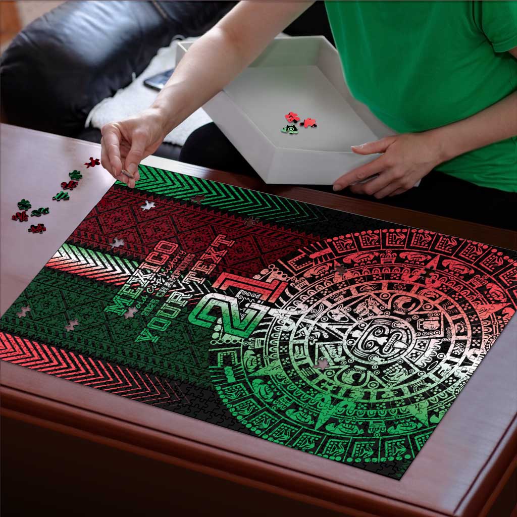 Mexico Football Custom Puzzle Mexico's Make History 2025 Flag Style - Wonder Print Shop