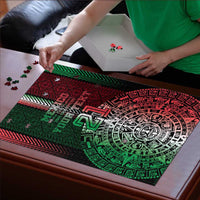 Mexico Football Custom Puzzle Mexico's Make History 2025 Flag Style - Wonder Print Shop