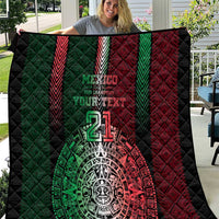 Mexico Football Custom Quilt Mexico's Make History 2025 Flag Style - Wonder Print Shop