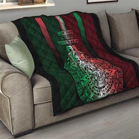Mexico Football Custom Quilt Mexico's Make History 2025 Flag Style - Wonder Print Shop