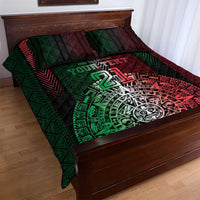 Mexico Football Custom Quilt Bed Set Mexico's Make History 2025 Flag Style - Wonder Print Shop