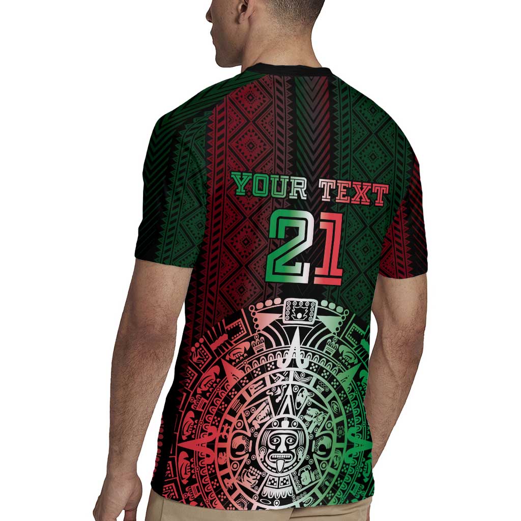 Mexico Football Custom Rugby Jersey Mexico's Make History 2025 Flag Style - Wonder Print Shop