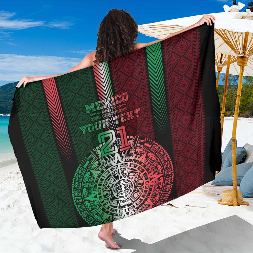 Mexico Football Custom Sarong Mexico's Make History 2025 Flag Style - Wonder Print Shop