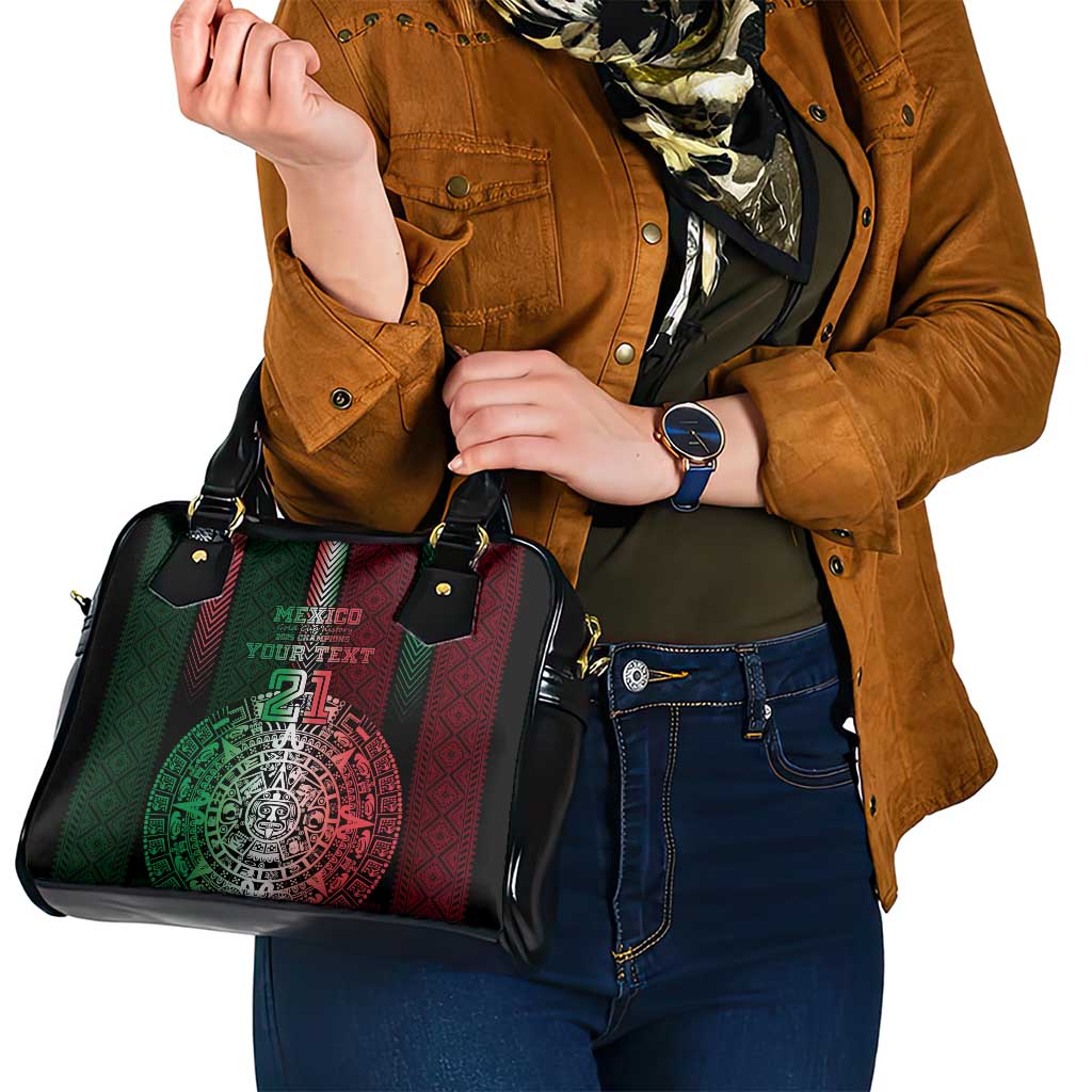 Mexico Football Custom Shoulder Handbag Mexico's Make History 2025 Flag Style - Wonder Print Shop