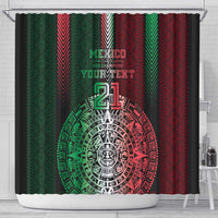 Mexico Football Custom Shower Curtain Mexico's Make History 2025 Flag Style - Wonder Print Shop