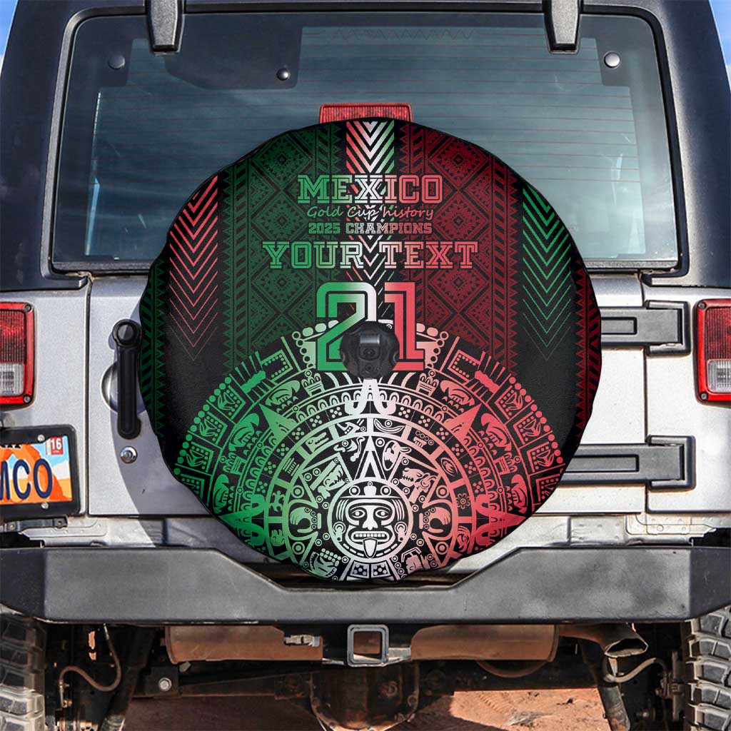 Mexico Football Custom Spare Tire Cover Mexico's Make History 2025 Flag Style - Wonder Print Shop
