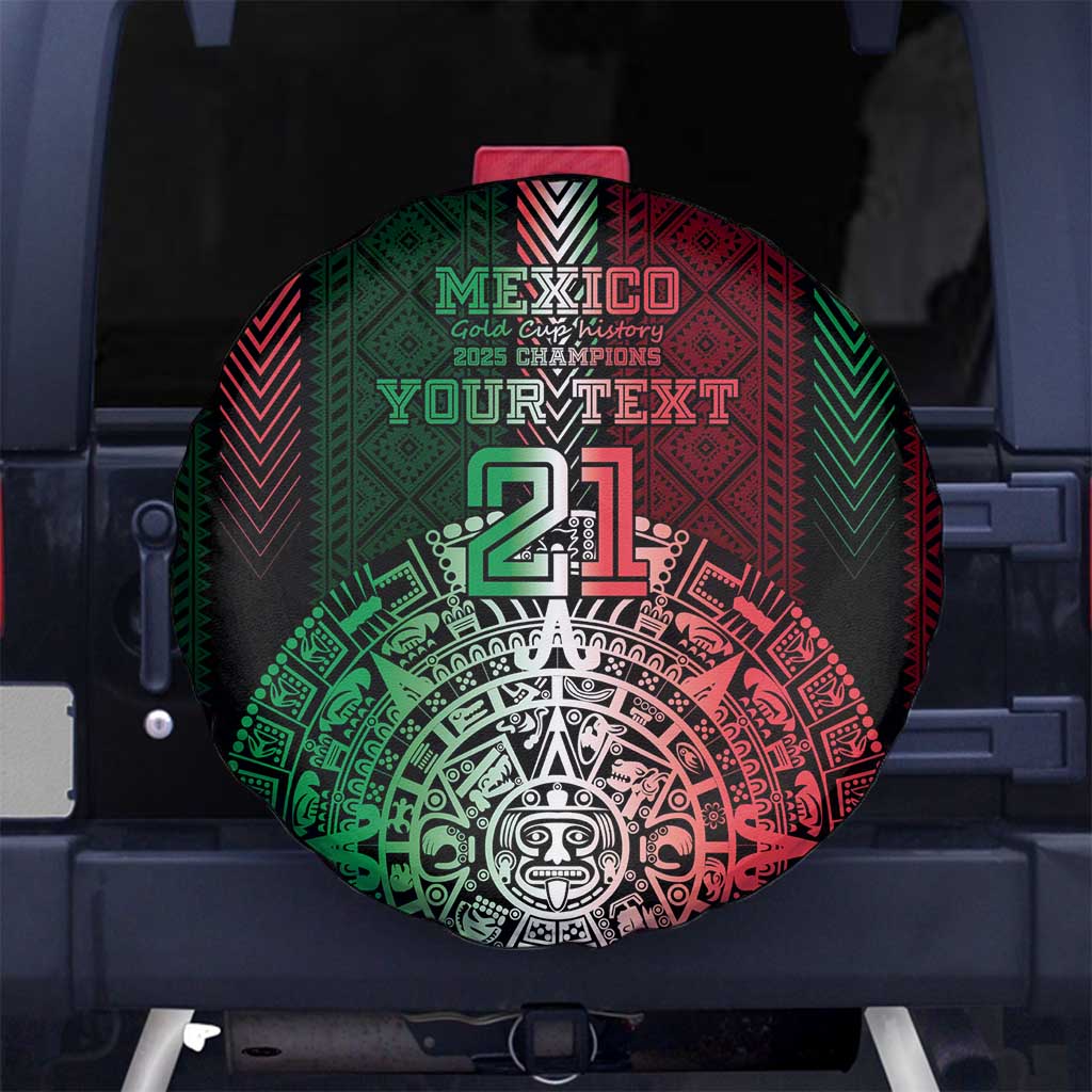 Mexico Football Custom Spare Tire Cover Mexico's Make History 2025 Flag Style - Wonder Print Shop