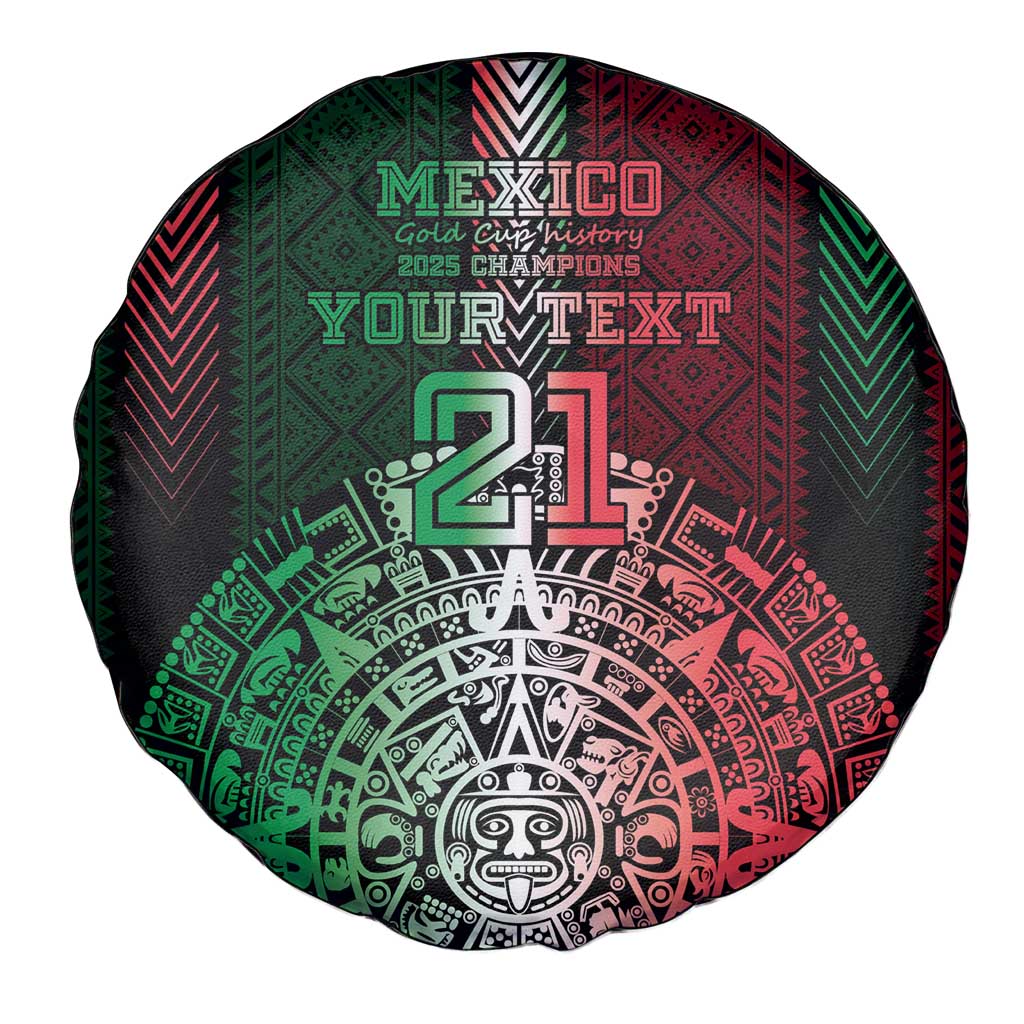 Mexico Football Custom Spare Tire Cover Mexico's Make History 2025 Flag Style - Wonder Print Shop