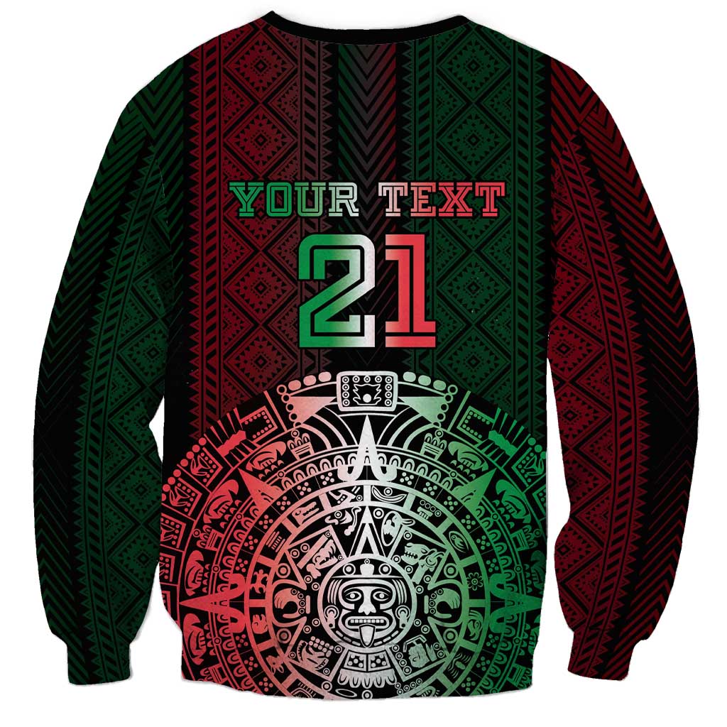 Mexico Football Custom Sweatshirt Mexico's Make History 2025 Flag Style - Wonder Print Shop