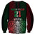 Mexico Football Custom Sweatshirt Mexico's Make History 2025 Flag Style - Wonder Print Shop
