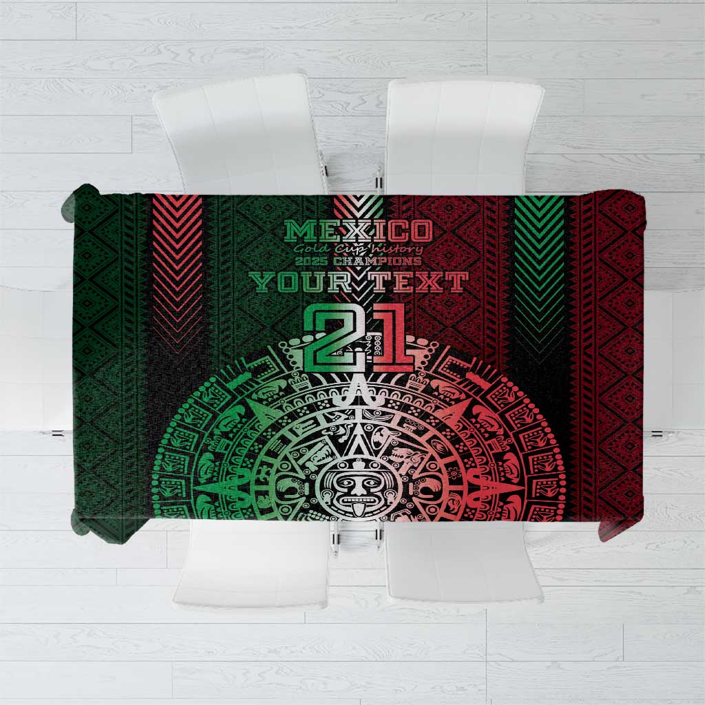 Mexico Football Custom Tablecloth Mexico's Make History 2025 Flag Style - Wonder Print Shop