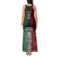 Mexico Football Custom Tank Maxi Dress Mexico's Make History 2025 Flag Style - Wonder Print Shop