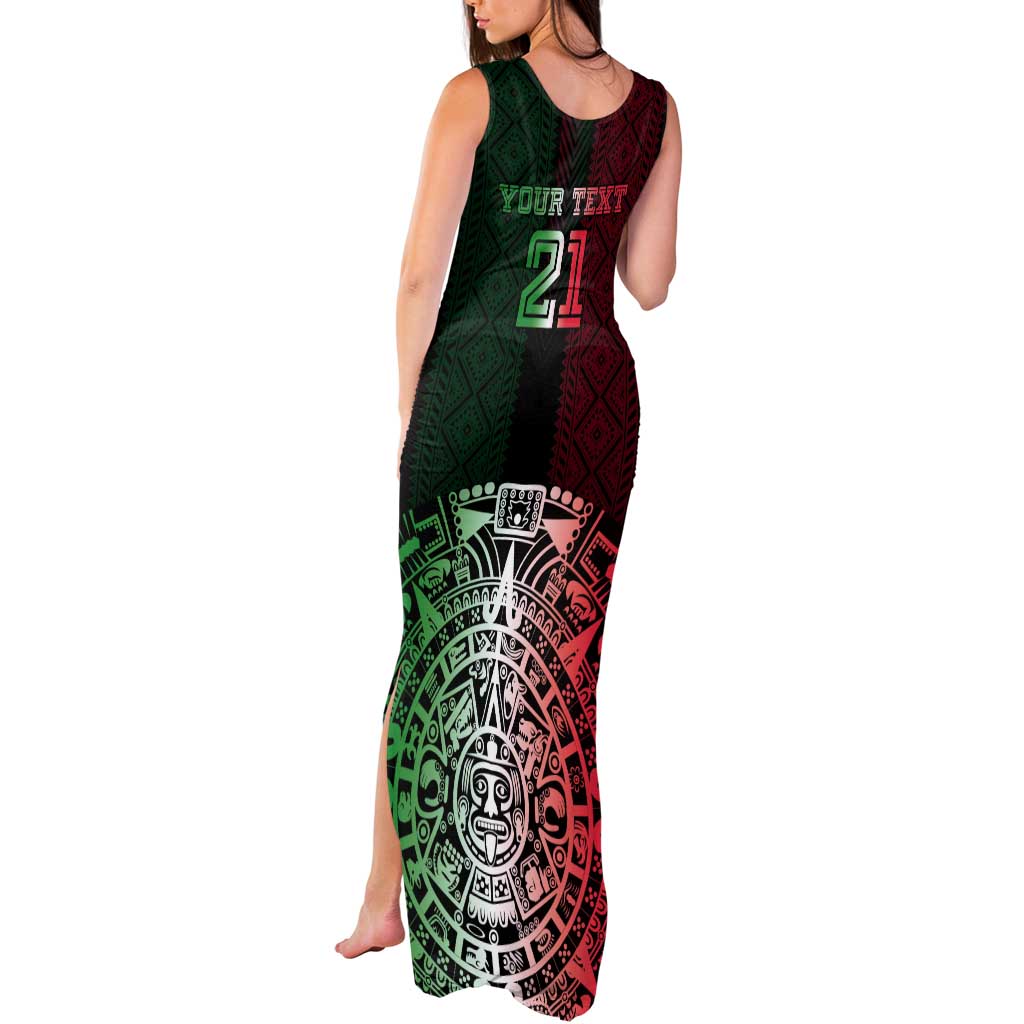 Mexico Football Custom Tank Maxi Dress Mexico's Make History 2025 Flag Style - Wonder Print Shop