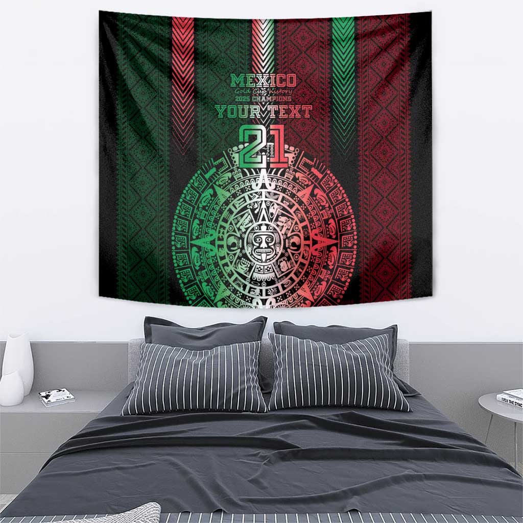 Mexico Football Custom Tapestry Mexico's Make History 2025 Flag Style - Wonder Print Shop