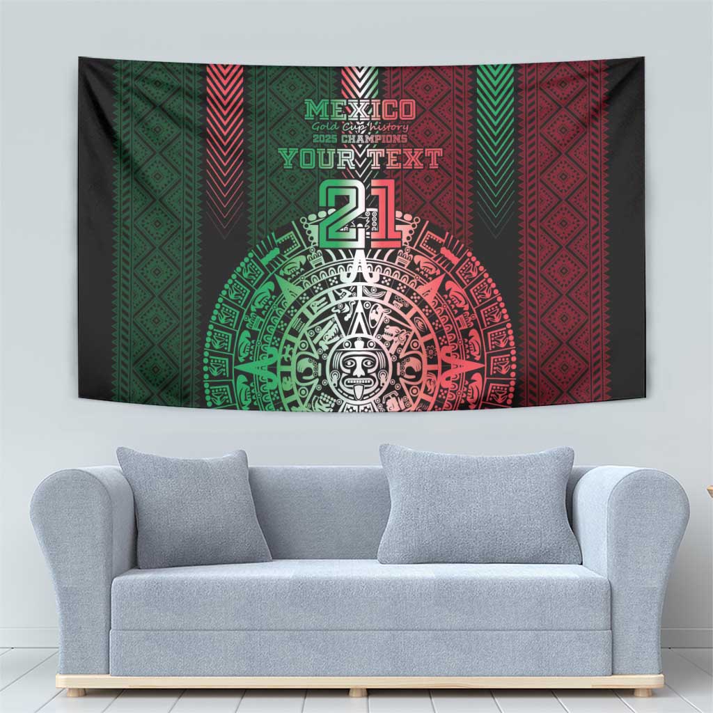 Mexico Football Custom Tapestry Mexico's Make History 2025 Flag Style - Wonder Print Shop