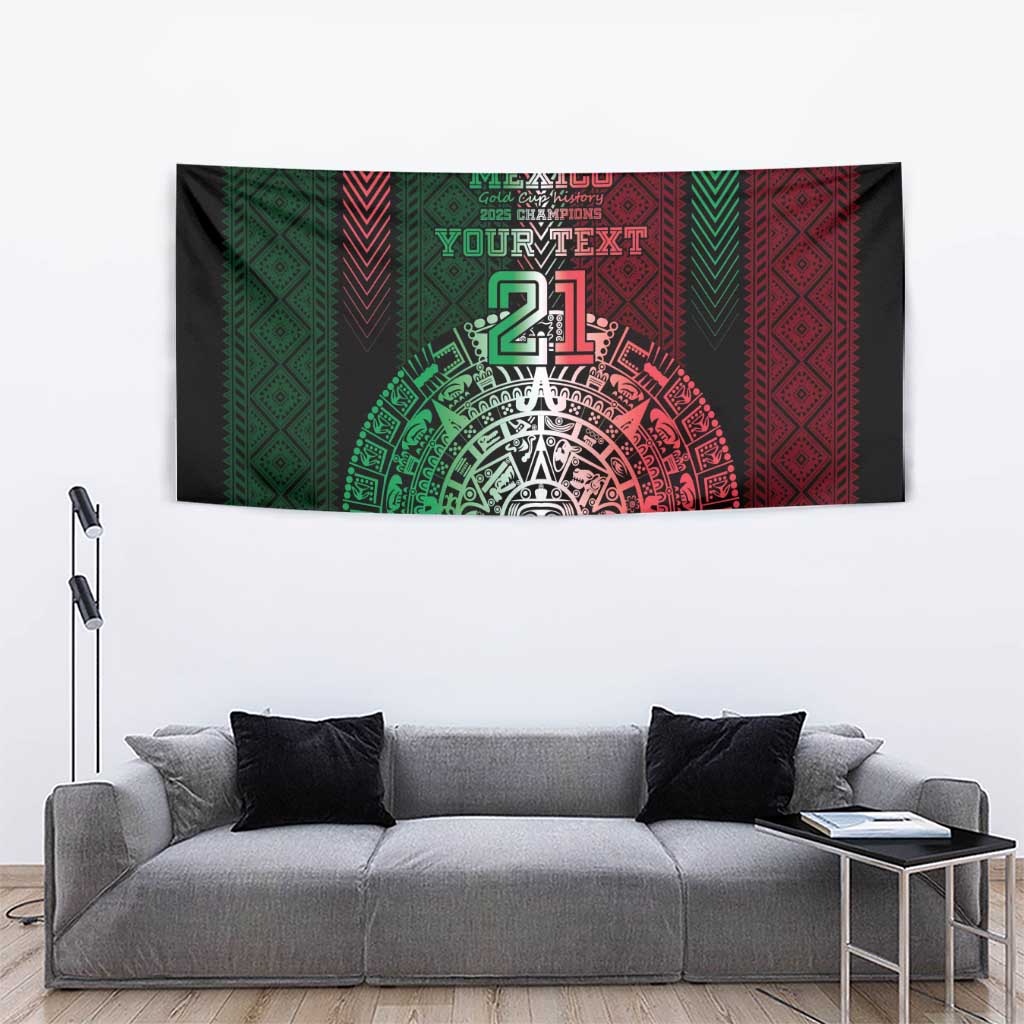 Mexico Football Custom Tapestry Mexico's Make History 2025 Flag Style - Wonder Print Shop
