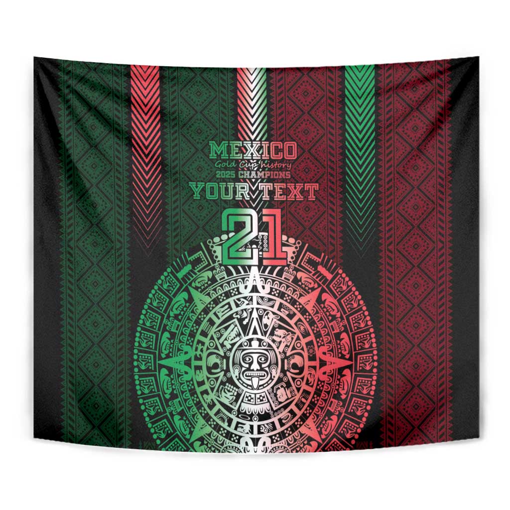 Mexico Football Custom Tapestry Mexico's Make History 2025 Flag Style - Wonder Print Shop