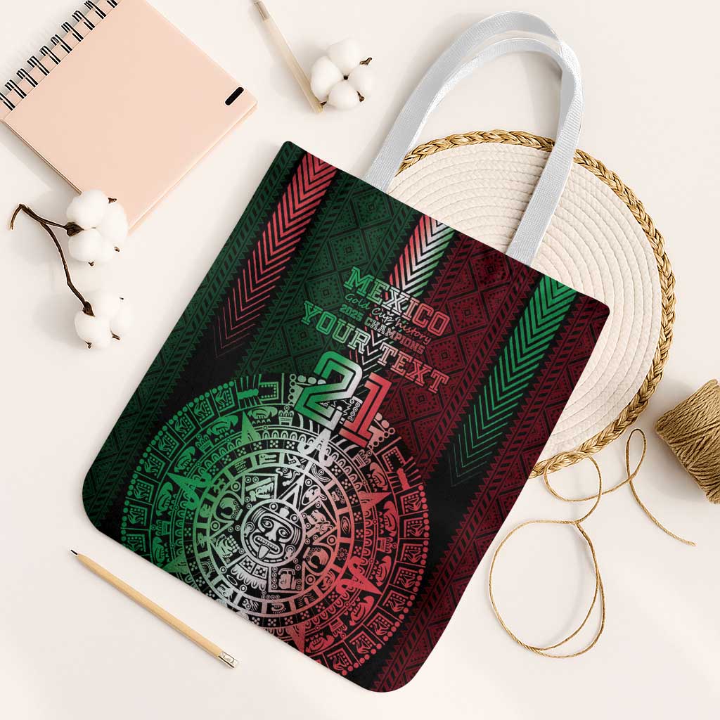 Mexico Football Custom Tote Bag Mexico's Make History 2025 Flag Style - Wonder Print Shop