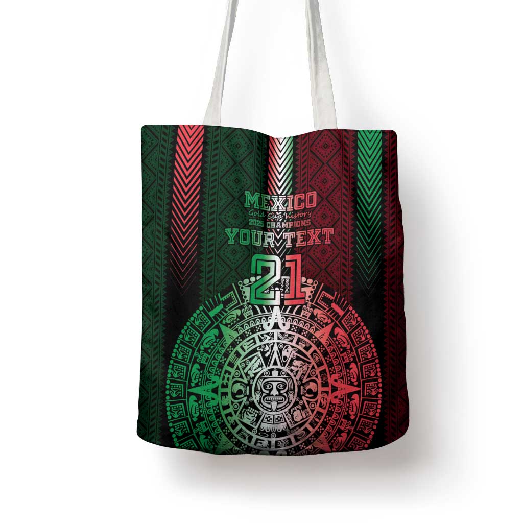 Mexico Football Custom Tote Bag Mexico's Make History 2025 Flag Style - Wonder Print Shop