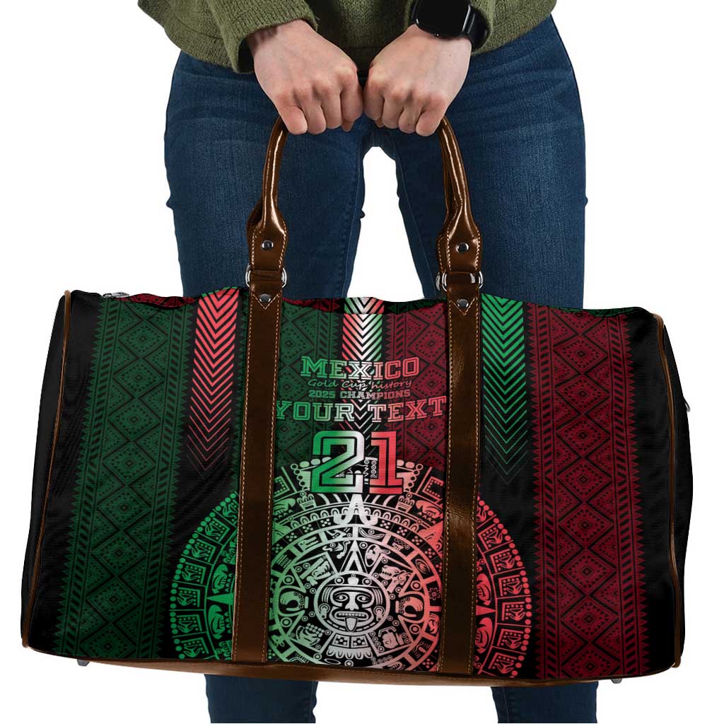 Mexico Football Custom Travel Bag Mexico's Make History 2025 Flag Style - Wonder Print Shop